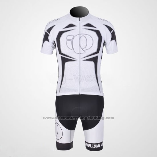 2011 Cycling Jersey Pearl Izumi Black and White Short Sleeve and Bib Short